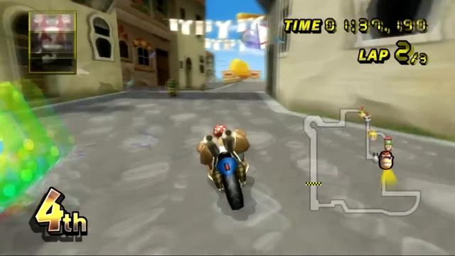 Mario Kart Wii (Wii) walkthrough - DS Delfino Square смотреть онлайн