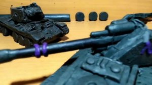 Обзор Waffentrager Auf E100 из пластелина