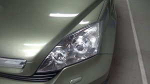 Улучшаем свет на Honda CR-V III. BI LED AOZOOM A4 +новые стекла фар