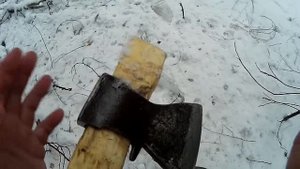 Таёжный топор. Обратный всад. Как избавиться от шата