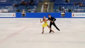 Первый старт в танцах на льду