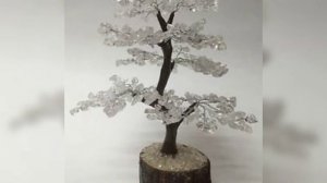 Деревья счастья из натуральных камней. Gem trees. Chakra trees.