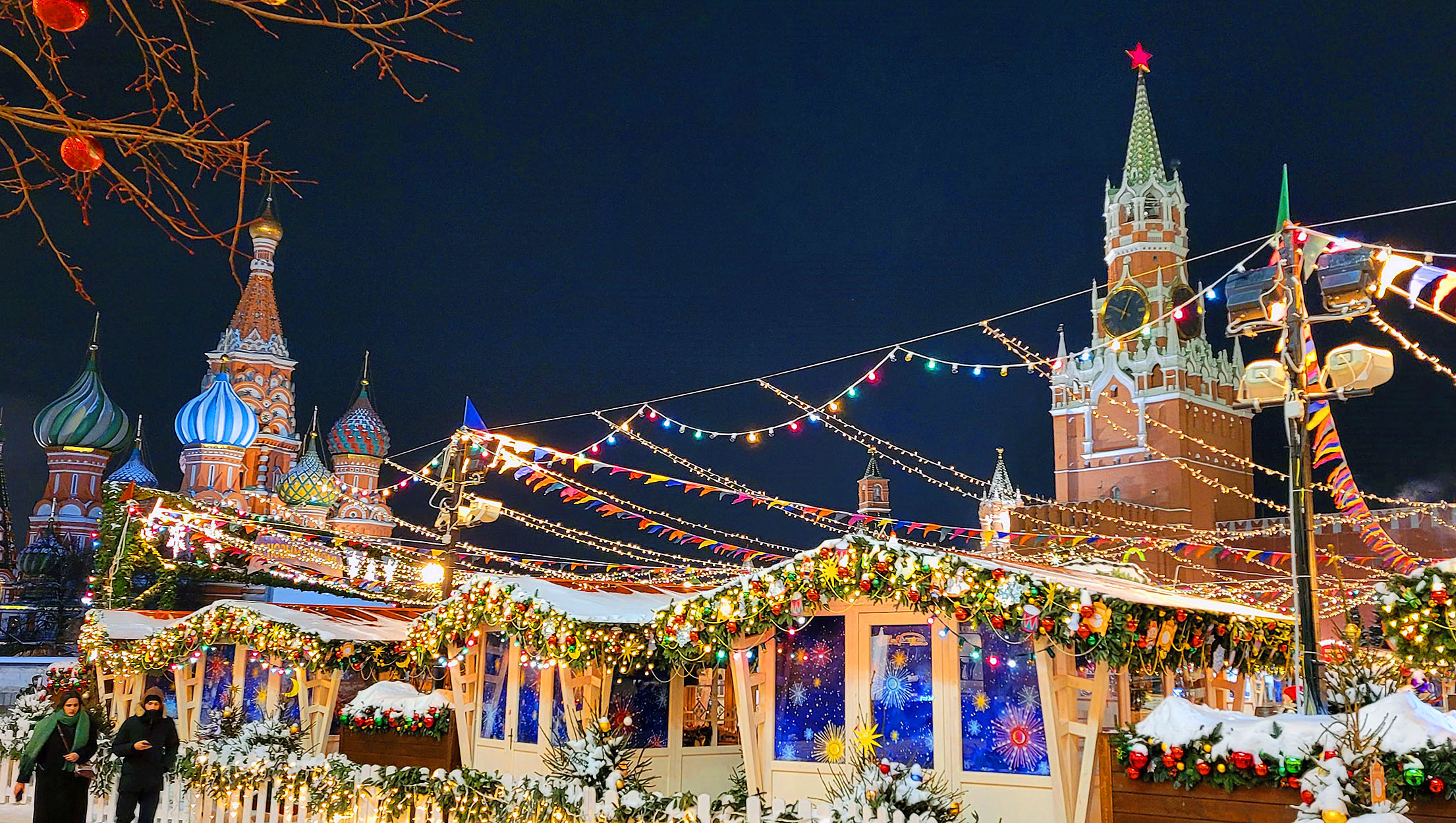 Новогодняя Москва: Красная Площадь В Праздничном Убранстве