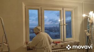 Как покрасить откосы и подоконник 1 слоем эмали