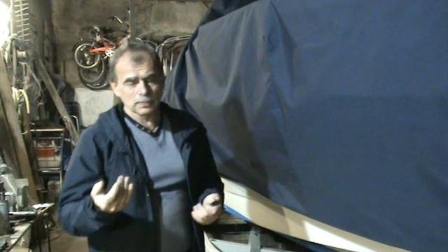 Слив воды с моторов с одноточечной системой слива