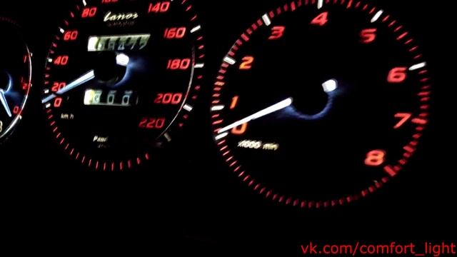 "COMFORT LIGHT" Пересвет/тюнинг приборных панелей. Daewoo Lanos смотреть онлайн