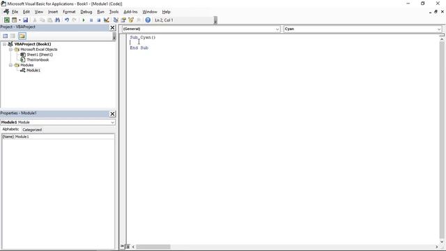 3- Run code from a module - EXCEL VBA - COMPLETE EXCEL TUTORIALS