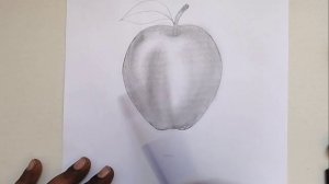 How to draw an APPLE,#2023 #easydrawing  #realistic apple