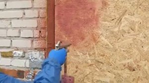 Наносим мраморную штукатурку "Эгида" на OSB плиту.