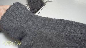 Носки.Вязание спицами.