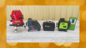CLUBIONA ME16С, Bosch Gll 3-80, REDTRACE M923SL, DEKO DKLL12PG1. Краткий обзор лазерных 3D уровней.