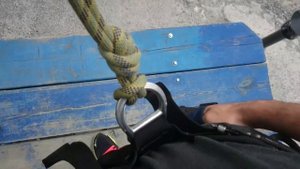 Спуск по канату или подкат от бога