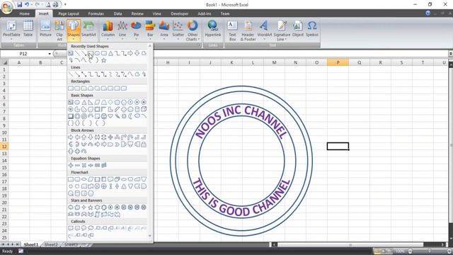 How to Make Auto Stamp from Excel