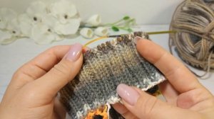 Самая удобная горловина для свитера. Как связать горловину для свитера.