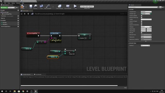 Unreal Engine 4. Работа с переменными смотреть онлайн