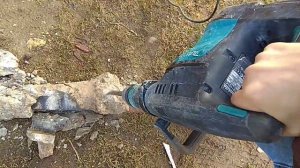Отбойный молоток Makita HM1101C пример работы