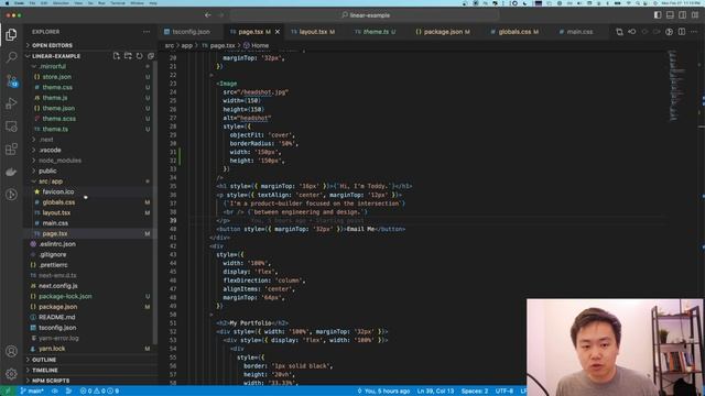 Build a Linear-themed Portfolio Website with a Design System (NextJS, Mirrorful, Chakra UI) смотреть онлайн