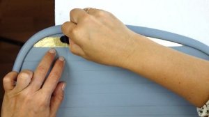 Переделка старого венского стула: окрашивание и золочение поталью. МК Натальи Удовиной.