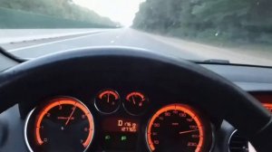 Peugeot 408, разгон 0-100-200км/ч