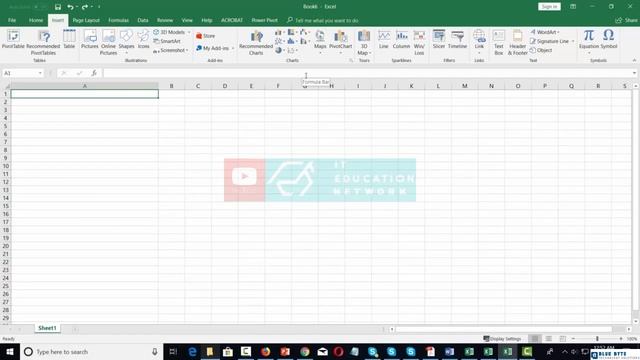 Microsoft Office 365 - 97 - Microsoft Excel - Insert Menu смотреть онлайн