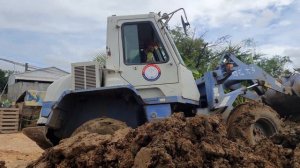 Wheel loader working , WS 510