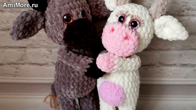 Амигуруми: схема Бычок Гаврюша. Игрушки вязаные крючком - Free crochet patterns. смотреть онлайн