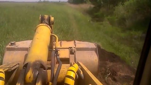 АМКОДОР 342с4 прокладываем дорогу