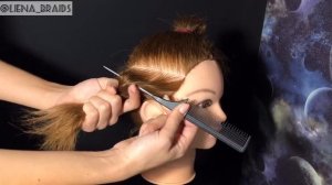 Как быстро и легко делать #проборы и делить ряды волос