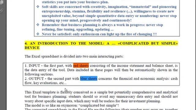 MoroVisconti HOW TO PREPARE A BUSINESS PLAN WITH EXCEL смотреть онлайн