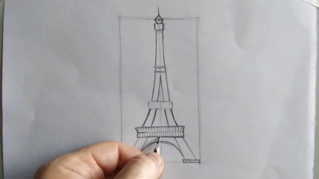 Як малювати Ейфелеву вежу. смотреть онлайн