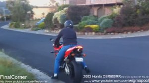 Honda CBR 600 exhaust sound