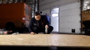 обшивка  автофургона  фанерой