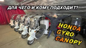 Скутер Honda Gyro Canopy 50. Для чего и кому он подходит.