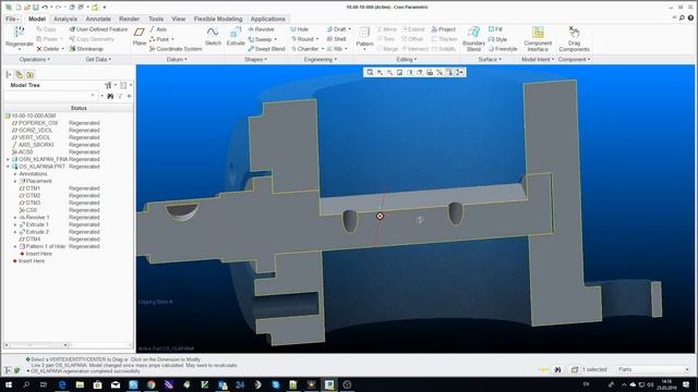 Проектирование в Creo - создание сборки смотреть онлайн