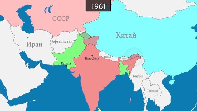 Карта россия индия