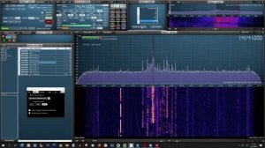 Радиолюбители на 20 метровом любительском диапазоне По FT8 принял даже Гавайи, скрин в начале ролика