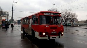 Автобус Лиаз 677 в Москве и звон бутылок