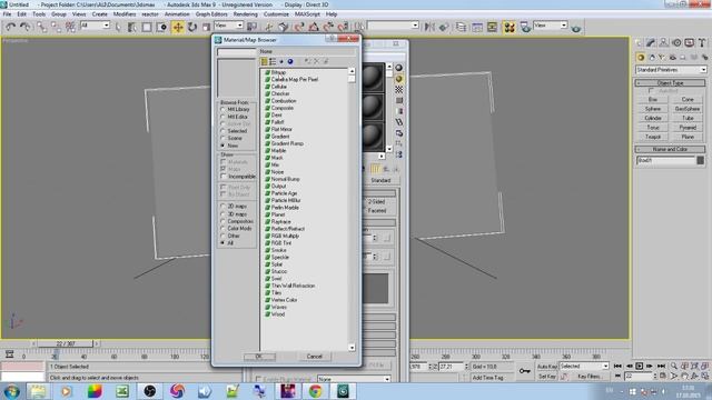 Как добавить изображение на объект 3D Max смотреть онлайн