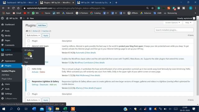 How to Create Image Gallery in WordPress | WordPress Tutorial смотреть онлайн