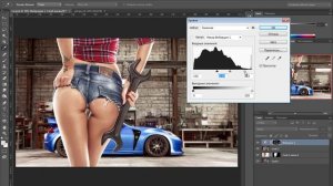 Композиция "Гараж" в фотошопе (Composition "Garage")