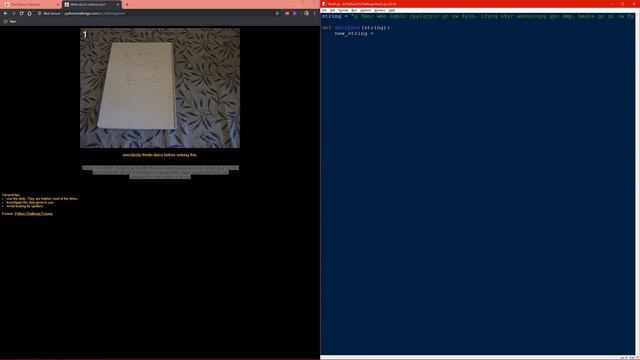 The Python Challenge Level 1 смотреть онлайн