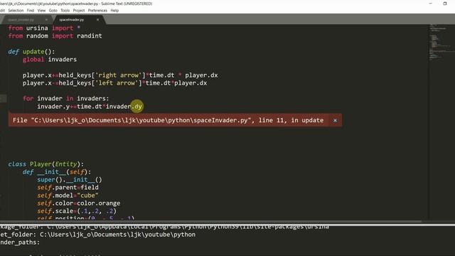 Creating 3D Space Invaders in Python with Ursina Engine смотреть онлайн