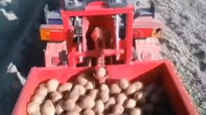 Видеообзор: картофелесажалка однорядная к мини-трактору