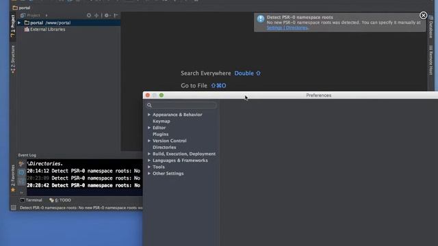 PhpStorm / Detect PSR-0 namespace roots: No PSR-0 namespace roots was detected. смотреть онлайн