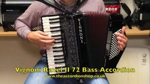 Vignoni Ravel II 72 Bass Accordion