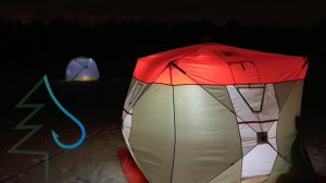 Зимняя рыбалка с ночёвкой на таинственном озере Подмосковья. В поисках леща.