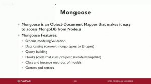 Lecture Mongoose