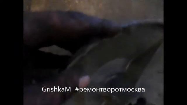 Автоматика для ворот Дорхан испытания на прочность. Ремонт ворот гаража Дорхан.