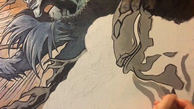 Painting Light and Ryuk | DEATH NOTE смотреть онлайн