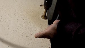 Сверление в ДСП паза под петлю сверлом Форстнера